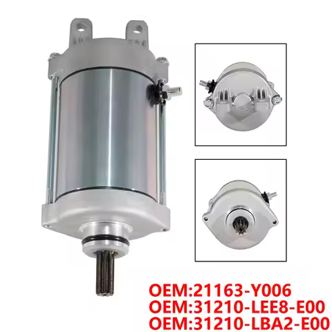 Motorcycle Starter Motor For Kawasaki KAF700 MULE PRO-MX 2019-2023 OEM:21163-Y006 For Kymco MXU 500 
