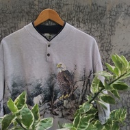 Sweatshirt Jacket Vintage 90s Art Unlimited Irwin American Eagle Art Drawing Avantgarde Crewneck Swe