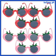 6 Pcs Funky Sunglasses for Party Cute Strawberry Favors Bachelorette Eyewear Fruit Themed Birthday  