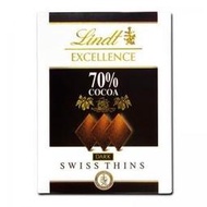 LIND瑞士蓮特级薄片 - 70%可可黑巧克力 (缺貨中)