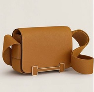 Hermes Geta Bag  焦糖色金扣 山羊皮