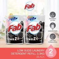 [TWIN PACK] Fab Laundry Detergent 3.3kg Refill