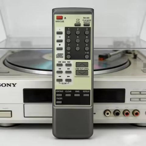 RM-990 Remote Control, universal for Sony CD players with model numbers starting with CDP: CDP497, 5