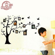 HW DIY Stiker Dinding dengan Bahan PVC dan Gambar Pohon Foto 3D