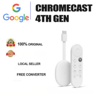 [Instock] New Google Chromecast with Google TV | Ready + 4K | Android 10 | Netflix Certified, Dolby Vision&amp;Atmos