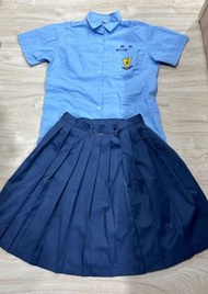 二手 振聲高中 女生夏季制服 裙子 一套 L 校服 制服 國中高中