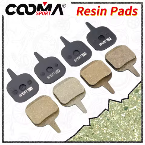 4 Pairs, N11.11 Bicycle Disc Brake Pads for Tektro IO Caliper, For Marida Giant MTB Bike, Sport EX C