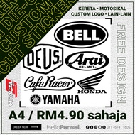 HelloPensel | Custom Die-cut Sticker A4