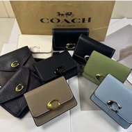 Coach Card Wallet Women's Coach Bandit Card Case Wallet Coach Banbit Mini Coin Wallet