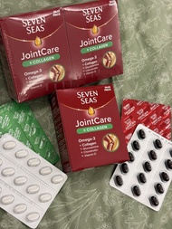 英國🇬🇧七海健絡👍🏻 trial sales 試食‼️可散買 💚膠原蛋白🥰關節護理食品  Seven Seas JointCare + COLLAGEN with 奧米加 Omega-3, 葡萄糖胺 