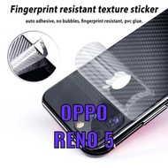 Sceen Carbon Back Back Oppo Reno 5