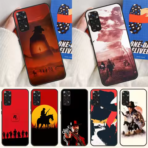 Red Dead Redemption 2 Case For Xiaomi Redmi Note 13 Pro 14 12 11 9 10 9S 10S 11S 12S Redmi 14C 13C 1