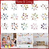 AOTO Nursery Room Festival Flags Bunting 2 6m Muslin Cotton Atmosphere Enhancer Banners