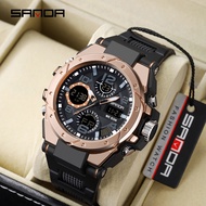 SANAD 6008 Men's Sports Watches 5ATM Waterproof Quartz Wristwatch -4