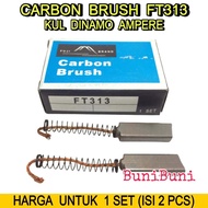 CARBON BRUSH ALTERNATOR FT 313 / Arang Kul Dinamo Ampere Mobil Rino Hiaca Taft GT PS136 - 1 SET FT31