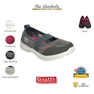 Bum Equipment Ladies Casual Shoes B3608 (Grey/Black)