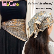 Square Scarf - Soft Satin Shawl Bandana - Fashion, Vintage, Punk - Travel Photo Props - Women's Prin