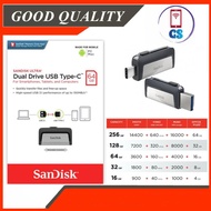 SANDISK 16GB/32GB/64GB/128GB SDDDC2 Ultra Dual Drive Type-C OTG (Android Phone) USB 3.1 Type C Pendr