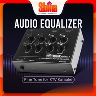 Micro Audio Equalizer Preamp 7 Band Fine Tune for KTV Karaoke
