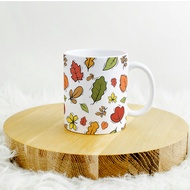 Boho Pattern floral Daum Design Glass Mug