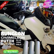White Pearl Pink Motorcycle Sticker White Pearl Blue Skotlet Sticker/ White Pearl Gold Kotlet Sticke