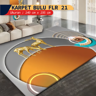 ORANGE Karpet Malaysia Motif Terlaris Ukuran 195X140CM - Karpet Lantai Motif Karpet Ruang Tamu Kamar