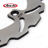 FGTRE Arashi จานเบรคโรเตอร์เบรกหน้า CNC 1ชิ้นสำหรับ HONDA XL V TRANSALP NM 600ดรัมหลังรุ่น1987 1988 