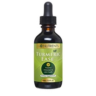 Turmeric Ease - Liquid Turmeric Curcumin Supplement with Black Pepper (Bioperine) & Ginger Extrac...