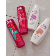 Serasoft serum shampoo package 170ml + emeron lovely body lotion 200ml