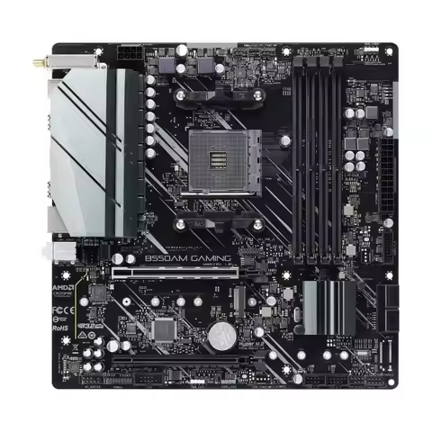 ASROCK B550AM GAMING Support AMD B550 AM4 Ryzen 5 5600X 5600G 7 5800X3D 9 5900X CPU DDR4 4733+(OC) S