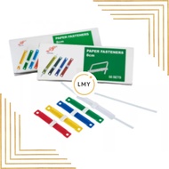[NEW] EAST FILE COLOUR PAPER FASTENER 8CM 50 SETS