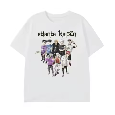 Atlanta Kaisen T-Shirt, Jujutsu Kaisen Anime Tee, Gifts Shirt, Unisex Vintage Graphic Tees Gothic Gr