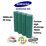 Samsung 18650 Battery Pack 8.0Ah Custom DIY Lithium ion INR18650 20R Heavy Duty With Spot Welding 3.