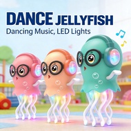 Naga Viral24 Gift Robot Funny Kak Children Toys Menari LED Music Octopus Magic Dancing Jellyfish Toy