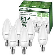 E14 Led Candle Lighting & Fans,40W Incandescent Bulb Equivalent, 5W, 400lm, 3000K Warm White, C37 Se