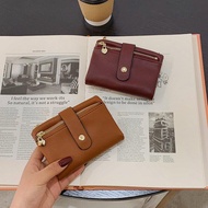 Ví Tiền Kiểu Ngắn Nữ Đơn Giản Ví Đựng Tiền Lẻ Nhỏ Ví Đựng Điện Thoại Kéo Khóa Kiểu Nữ Mẫu Mới Ví Tiề