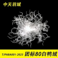 80 White Duck Down Group White Duck Fluffy Manufacturer E18 Down Down Fashion Supply Label Washed La