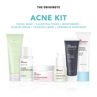 Special BUNDLE 6in1 The Originote KIT Facial Wash Toner Serum Moisturizer Sunscreen Facial Mask: ACN
