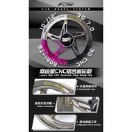 Original FJN Lucky Star Aluminum CNC Electric Motorcycle Front Rim | Ring 12 x 2.50