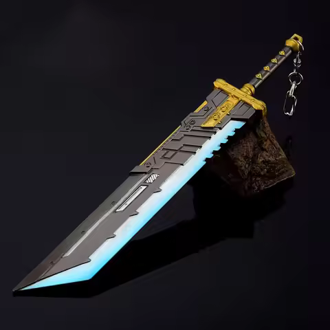 21cm Apex Legends Weapon Heirloom FF7 Remake Cloud Buster Destroy Sword Game Uncut Metal Peripheral 