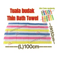 TUALA BUDAK THIN BATH TOWEL 4004 TUALA MANDI NIPIS 70GRAM COTTON BABY TOWEL COTTON TUALA KAPAS TRADI