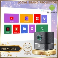 [HOT] INFINITE VIEW ANDROID PROJECTOR | FULL HD HOME ENTERTAINMENT PROJECTOR | SUPPORT 4K | CASTING | SUPPORT LOCAL |