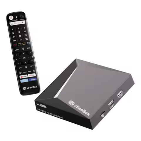vSeeBox V6 Pro 4K UHD TV Box 4G 32G BT Voice Control Media Player