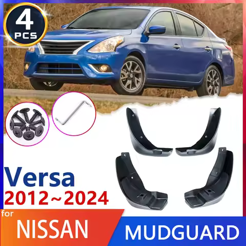 For Nissan Versa Latio Sunny V-Drive Sedan N17 MK3 3th 2012~2024 Car Fender Mud Flap Mudguards Mudfl