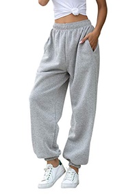 Women's High Waisted Sweatpants Athletic Pants Baggy Joggers Lounge Workout Jogging with Pockets