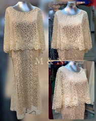 Mother Gown/Ninang Gown/Sponsor Gown (Champagne/Beige/Mocha)