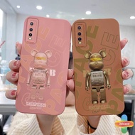 Soft Case Motif Cartoon Robot Bear Angel Eyes Case Vivo Y21 2021 Y12S