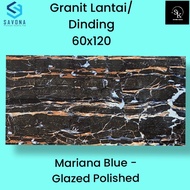Granit lantai 60x120 Savona Gress Mariana Blue - Glazed Polish