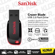 SanDisk Cruzer Blade 8GB / 16GB / 32GB / 64GB / 128GB USB 2.0 Flash Drive / Pendrive (SanDisk Malays