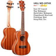 24 Inch Concert Ukulele for Kids and Adults
